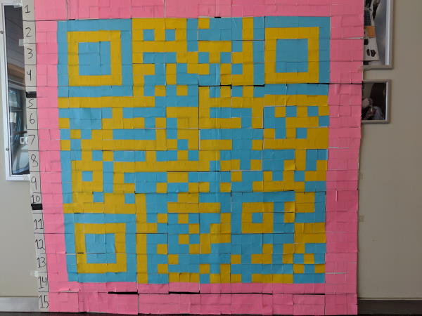 Finished QR code. You might even be able to scan it with your phone!